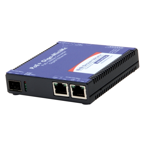 Mini PoE Media Converter, 1000Mbps, SFP (also known as MiniMc 857-11811TG)